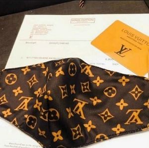 Letter Print Designer Face Mask